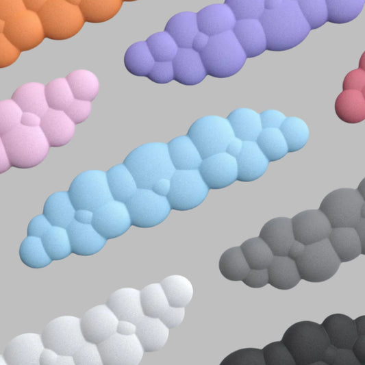 Cloud-Shaped Mouse Pad & Keyboard Wrist Rest