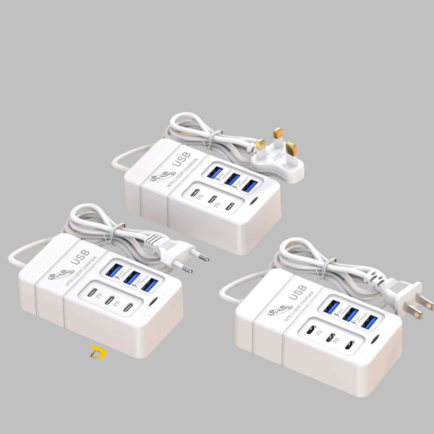 6-Port Fast USB Wall Charger