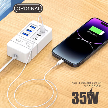 6-Port Fast USB Wall Charger