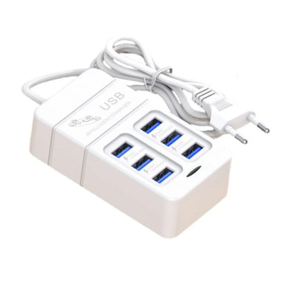 6-Port Fast USB Wall Charger