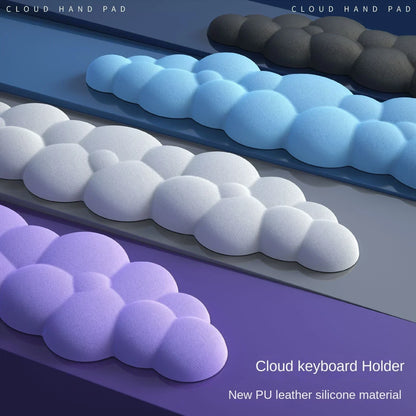 Cloud-Shaped Mouse Pad & Keyboard Wrist Rest